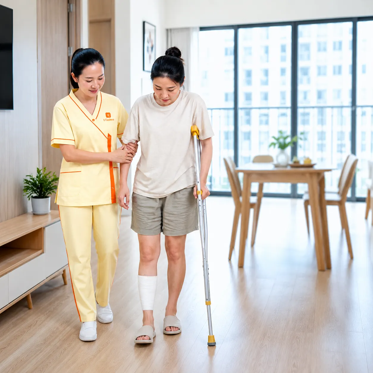 Người nhà đi làm, ai chăm người bệnh tại bệnh viện?