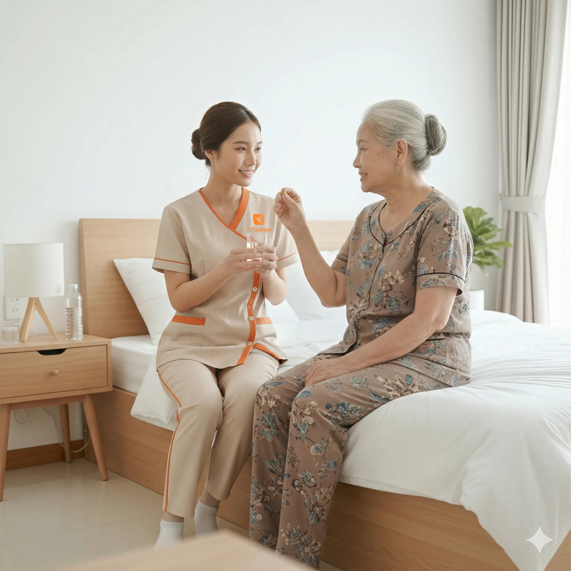 Đồng hành vận động cho người cao tuổi sau đột quỵ